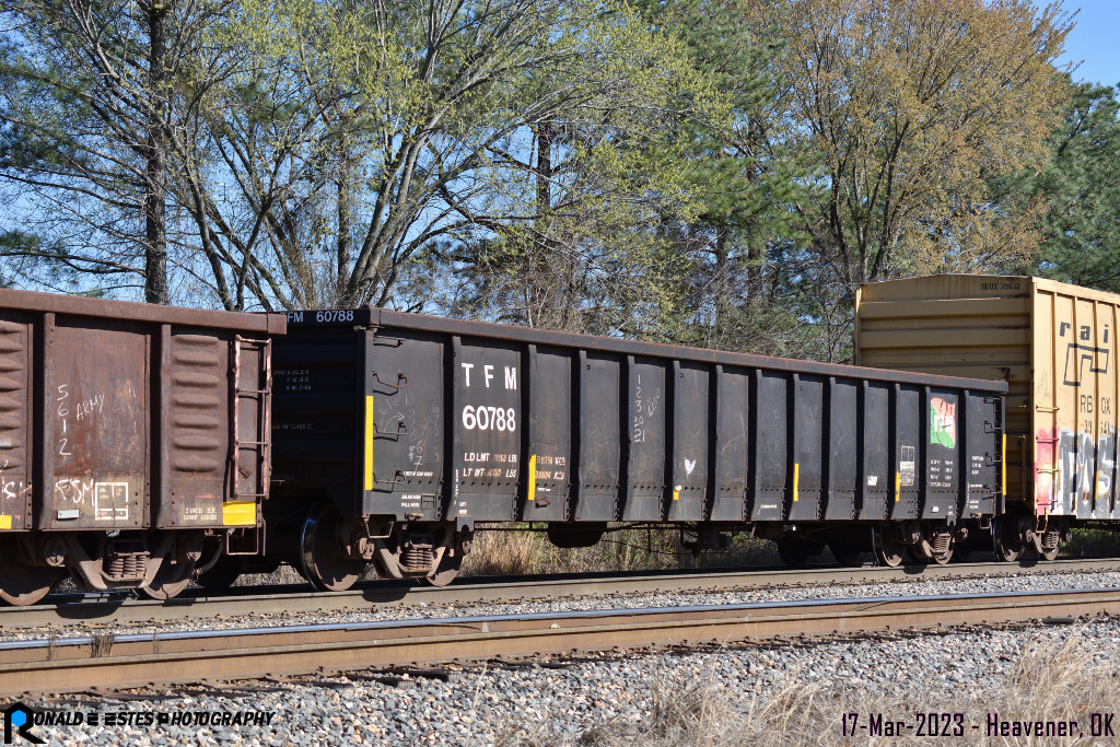 PRN2023030208_400 Kansas City Southern KCS – Grupo Transportación Ferroviaria Mexicana TFM 60788 Gondola 57’ 9” Open light density service